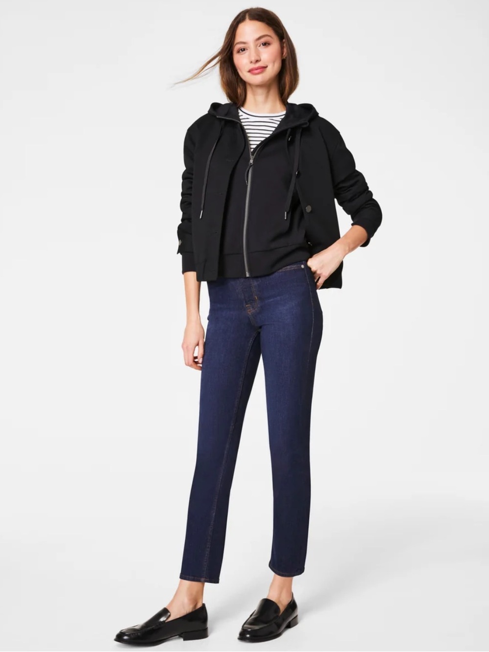 SPANXsculpt® ReDefine Slim Straight Jeans in Medium Indigo